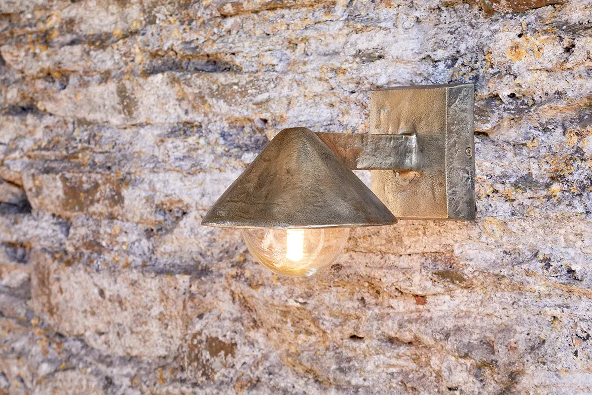 Rhya Outdoor Wall Lamp - Antique Brass image