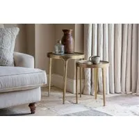 Rohia Small Side Table - Brass, Cast Aluminium alternate view