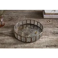 Ruaka Glass Vanity Tray - Brass alternate view