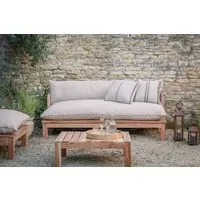 Sadhi Outdoor 2-Seater Sofa - Natural, Acacia Wood alternate view