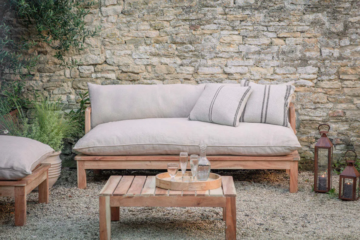 Sadhi Outdoor 2-Seater Sofa - Natural, Acacia Wood product