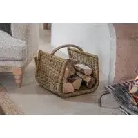 Sadra Rattan Log Basket - Natural