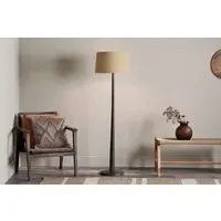 Sahar Floor Lamp - Dark Stain, Mango Wood