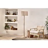 Sahar Floor Lamp - Natural, Mango Wood