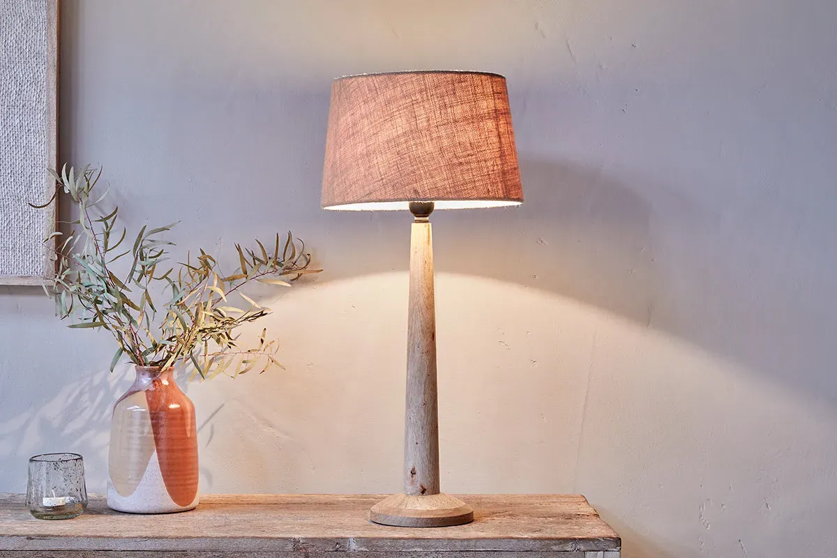 Sahar Table Lamp - Mango Wood
