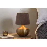 Sakiti Cast Aluminium Table Lamp - Antique Brass