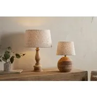 Sakiti Small Bouclé Lampshade - Off White alternate view