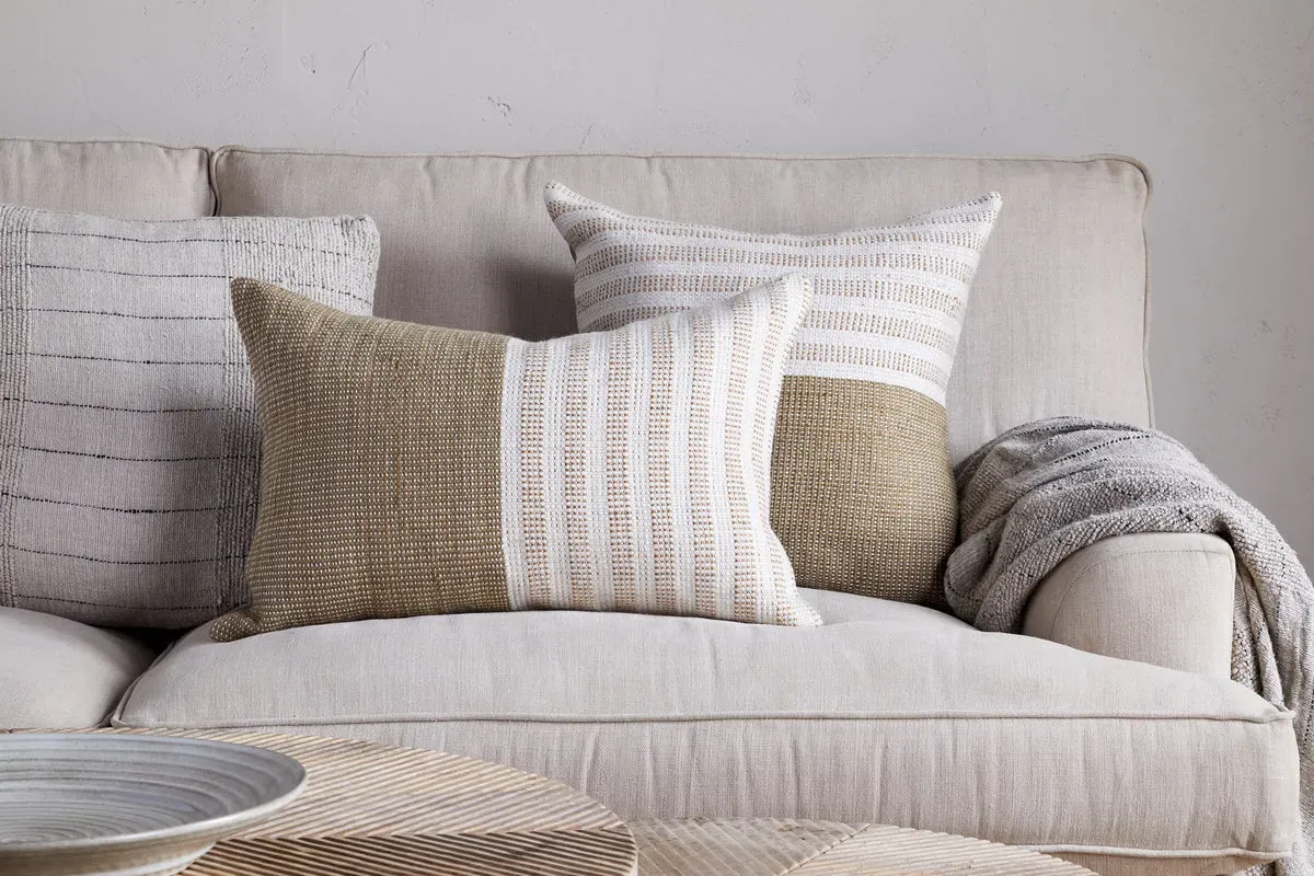 Samata Recycled Cushion Cover - Moss, Wool image