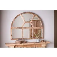 Sande Arched Wall Mirror - Natural, Mango Wood alternate view