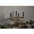Sangala Candle Holder - Antique Brass, Metal Wire by NKUKU, image 3