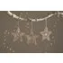 Sangala Wire Star Baubles Set of 3 - Antique Brass by NKUKU, image 3