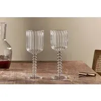 Santosa Wine Glass Set of 2 - Clear