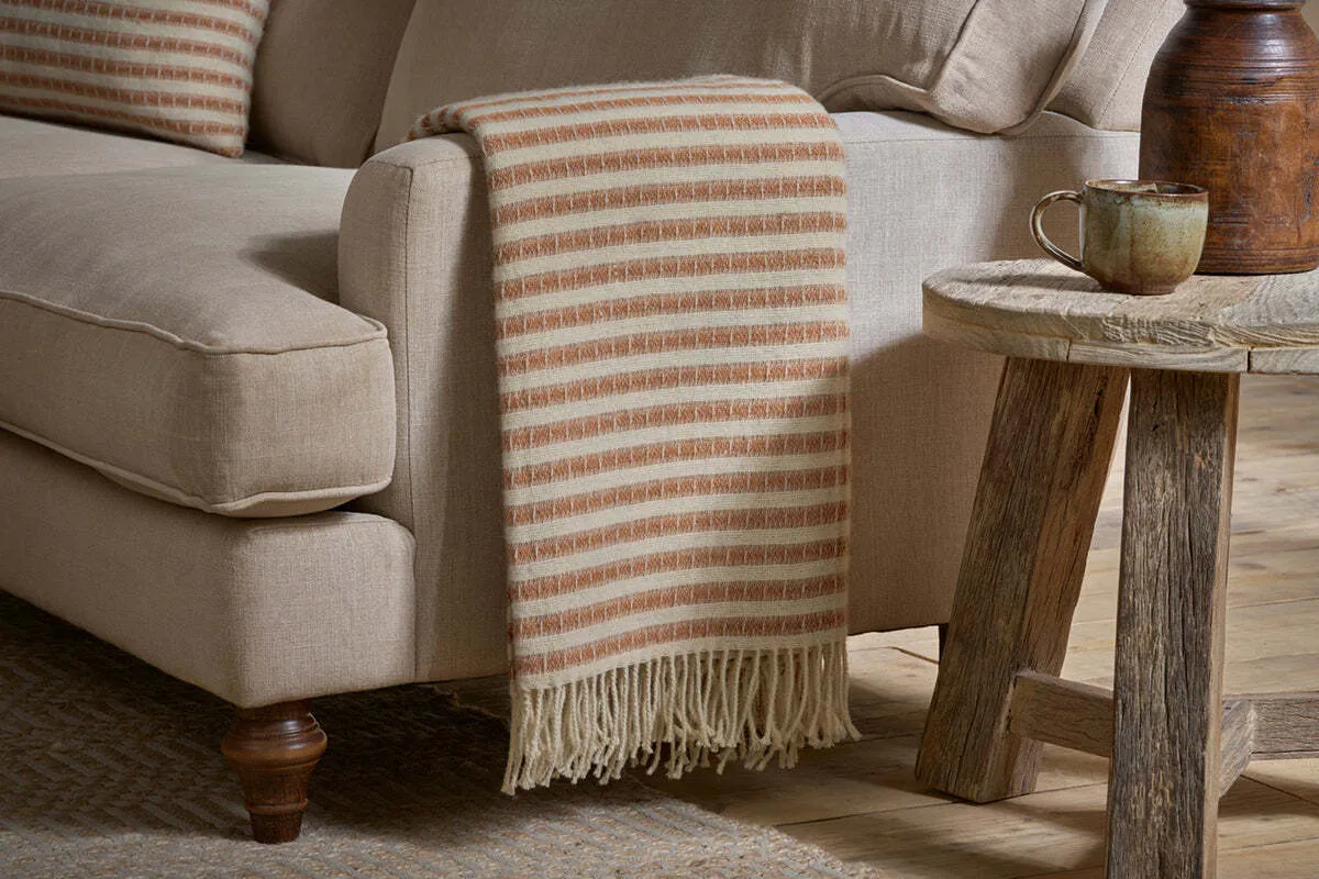 Sanval Wool Throw - Rust product