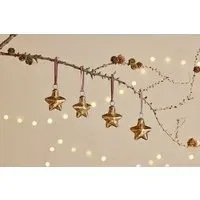 Sardi Star Baubles Set of 4 - Gold