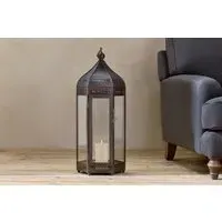 Shalena Lantern - Rust