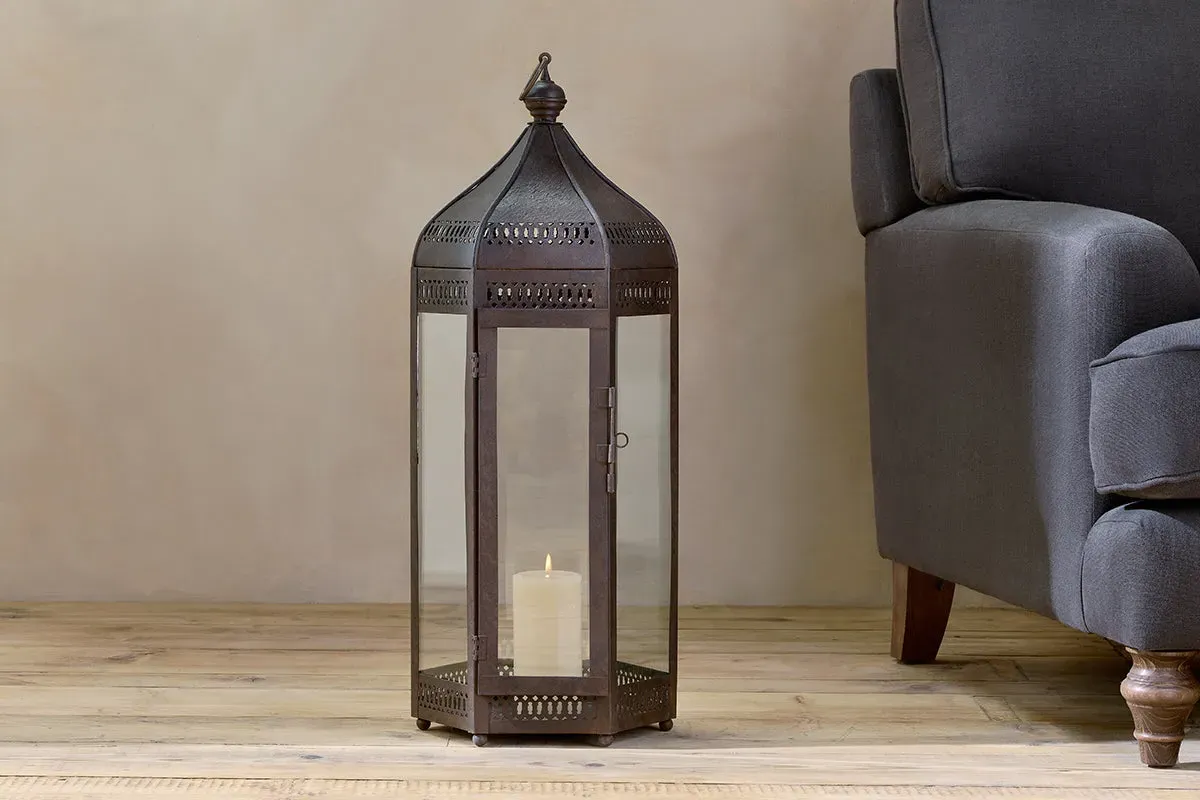 Shalena Lantern - Rust