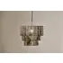 Shanaya Mottled Glass Chandelier - Antique Bronze