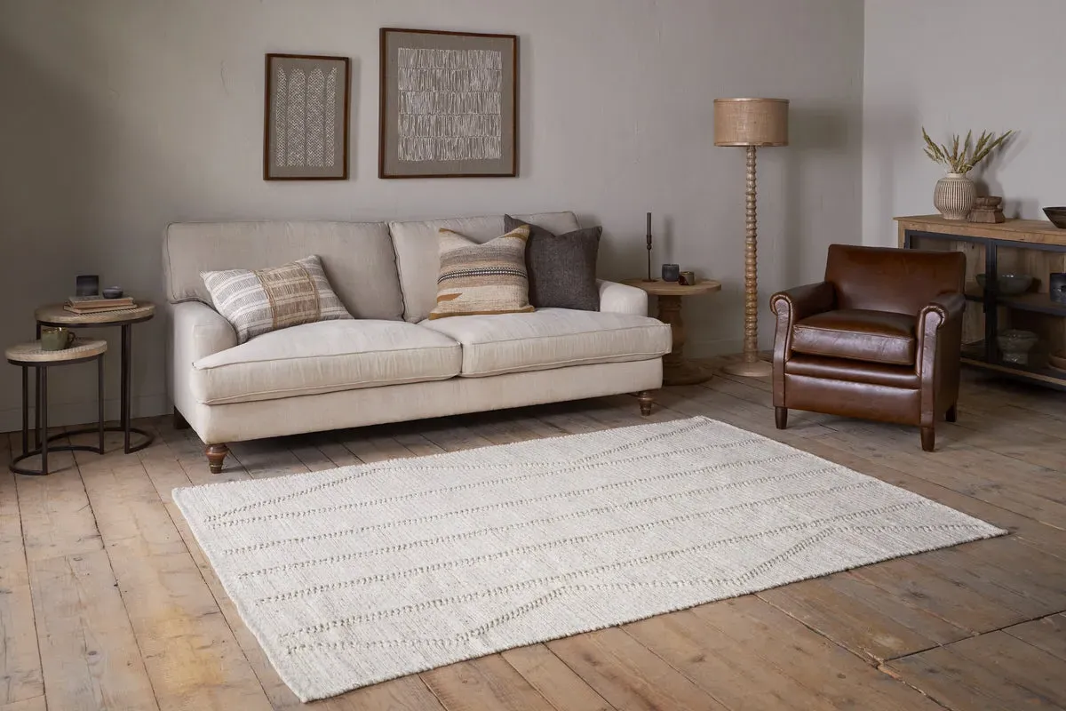 Shanti Wool & Cotton Rug - Natural