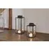 Sia Small Table Lantern - Black, Metal
