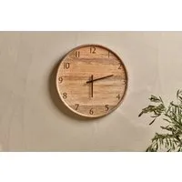Som Mango Wood Clock - Natural