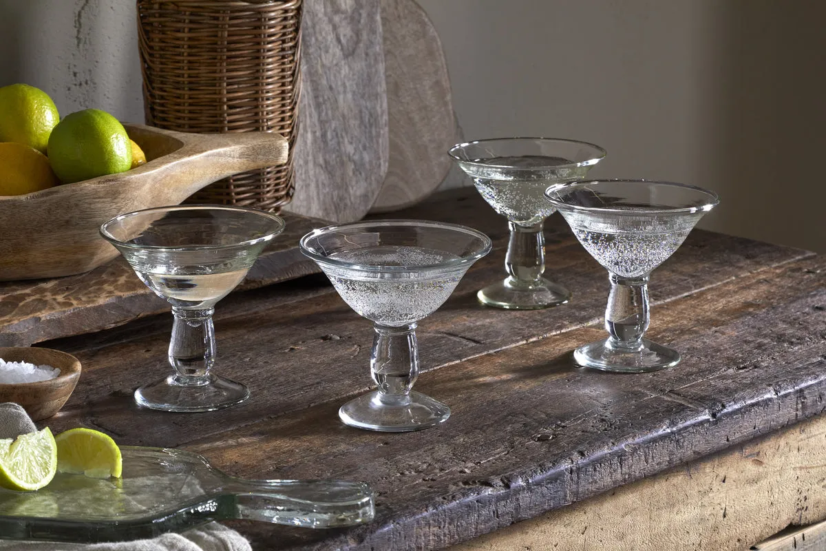 Sooraj Champagne Coupe Set of 4 - Clear product