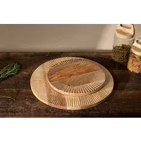 Soria Medium Round Chopping Board - Mango Wood alternate view