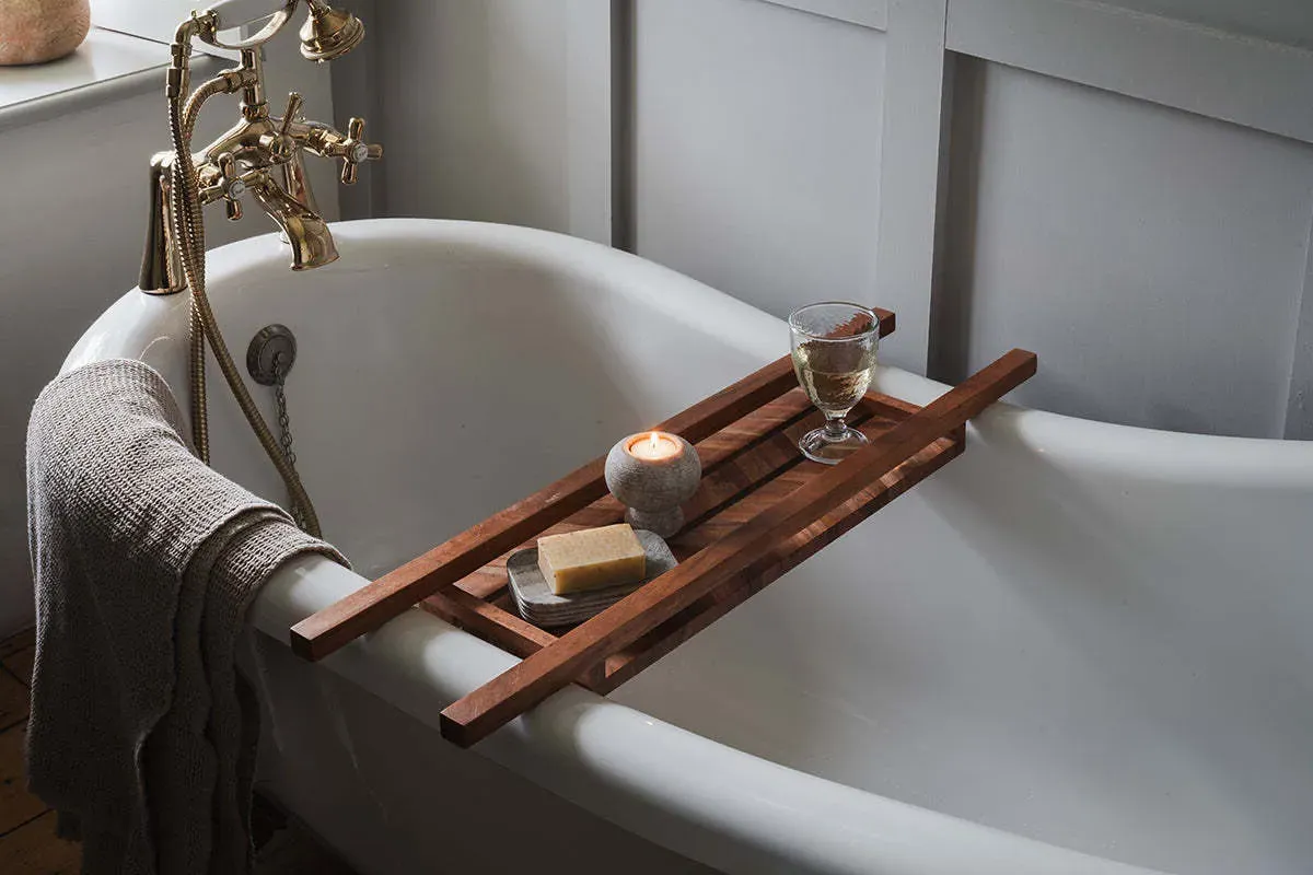 Sukha Bath Bridge - Natural, Mango Wood product
