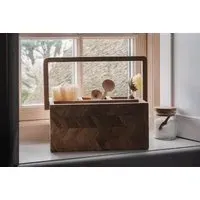 Sukha Mango Wood Caddy - Natural