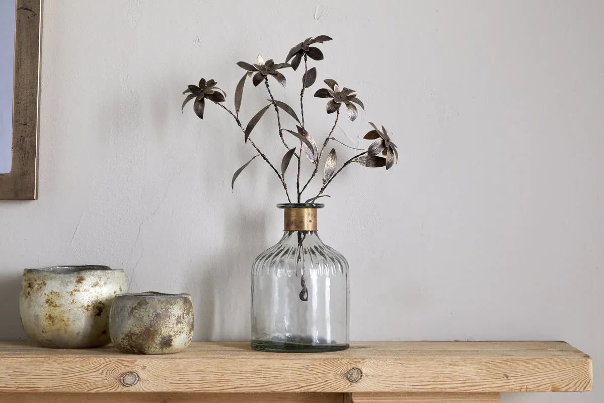 Svara Flower Decorative Stem - Antique Brass image