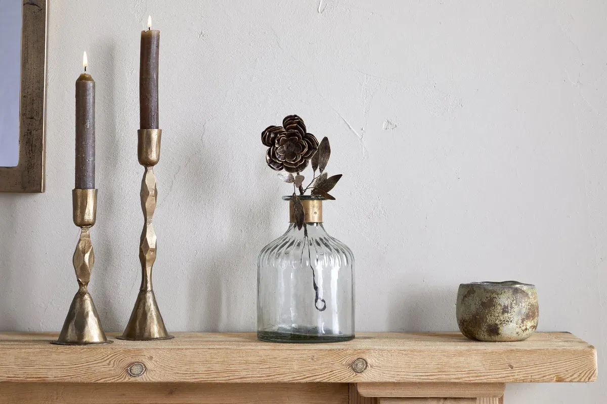 Svara Rose Decorative Stem - Antique Brass