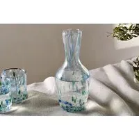 Taja Jug - Sea Blue, Glass
