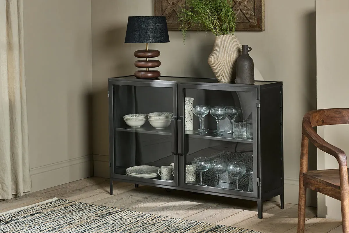 Takua Iron Sideboard - Dark Grey image