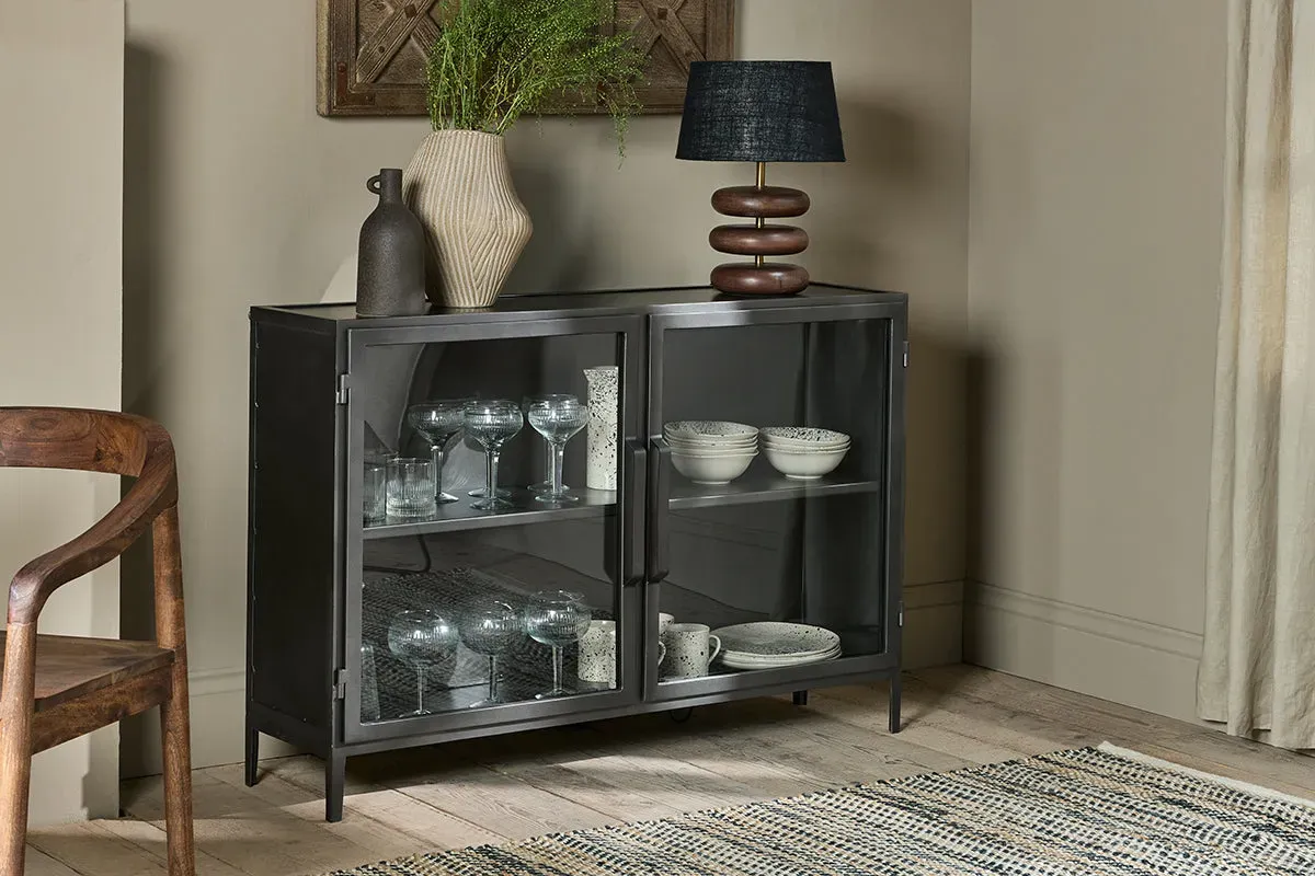 nkuku-takua-iron-sideboard-storage-furniture-dark-grey image