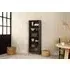 Takua Narrow Iron Cabinet - Dark Grey