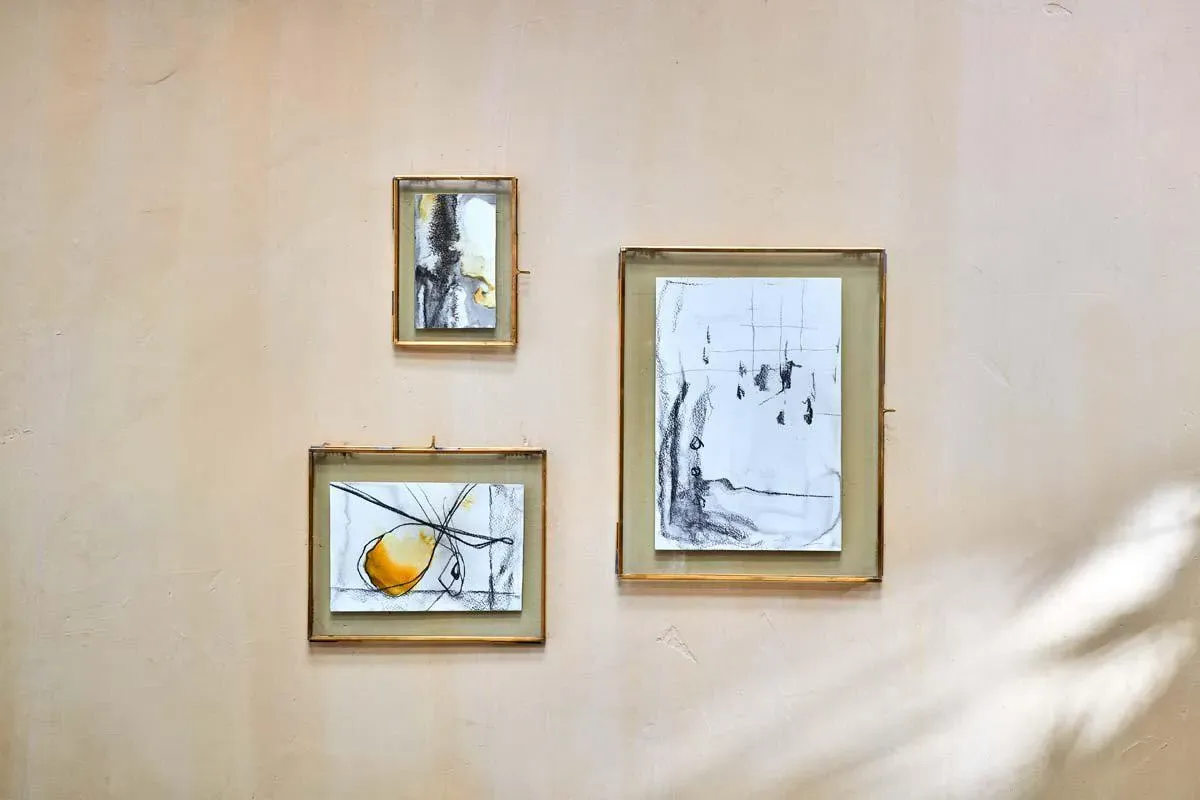 Taluka Kiko Extra Large Picture Frame - Antique Brass