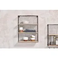 Tamba Wall Hung Shelf - Rust, Mango Wood