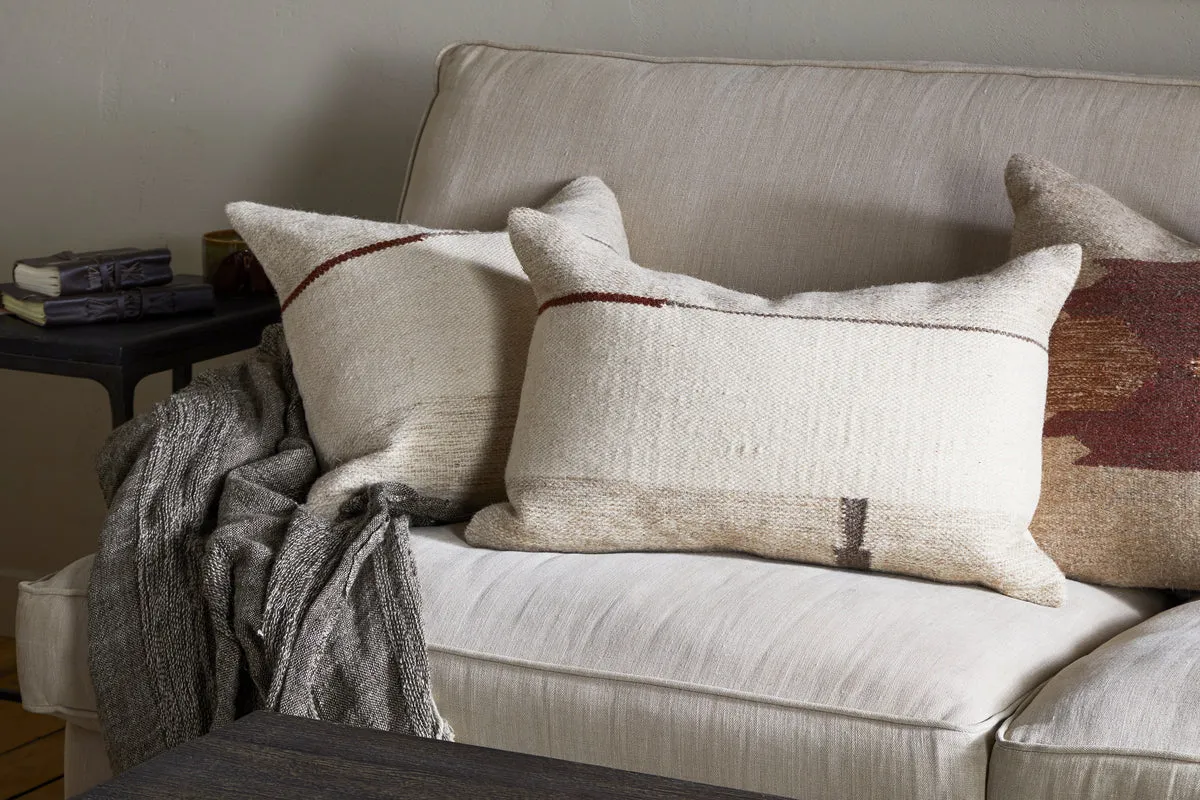 Tamil Wool Cushion Cover - Natural product