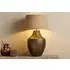 Tanda Etched Large Table Lamp - Antique Brass