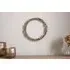 Tanu Beaded Wreath - Natural, Mango Wood