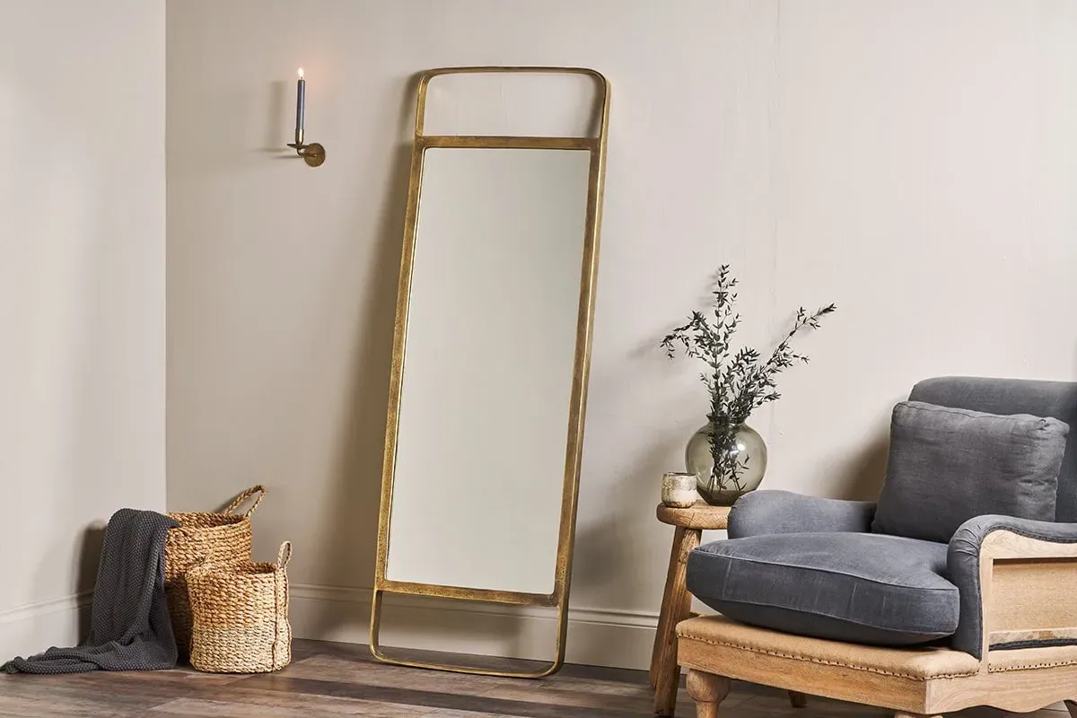 Tarah Full Length Mirror - Antique Brass image