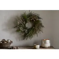 Taraji Natural & Moss Christmas Wreath by NKUKU, alternate view