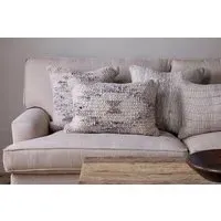 Tendai Cushion Cover - Natural, Cotton & Wool