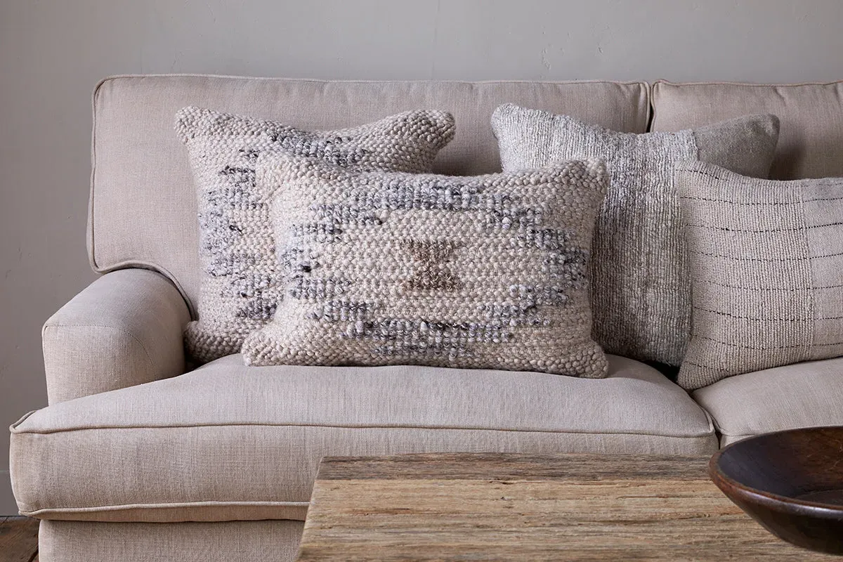Tendai Cushion Cover - Natural, Cotton & Wool