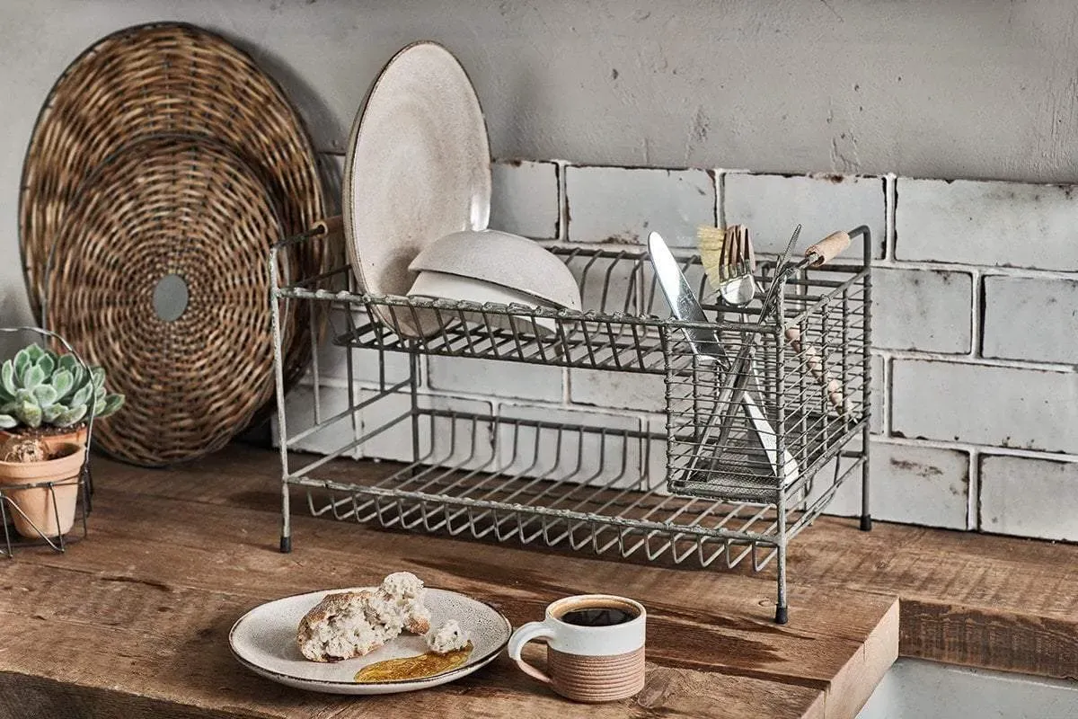 Tilmo Dish Rack - Grey, Metal image