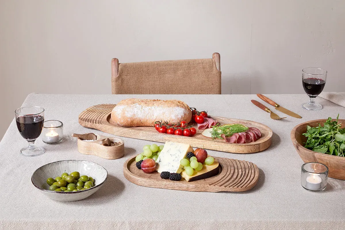 Tivisha Medium Serving Board - Natural, Mango Wood image