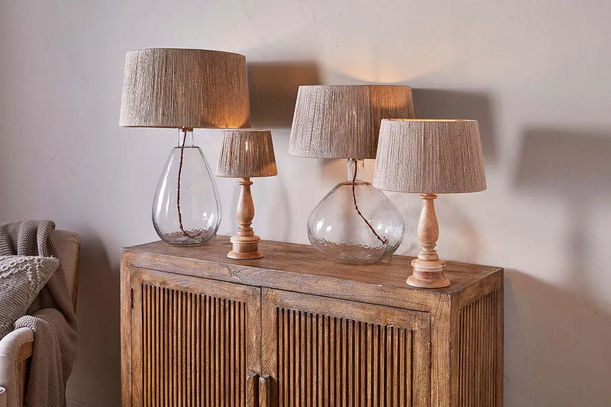 Tiwa Small Woven Lampshade - Natural, Jute product