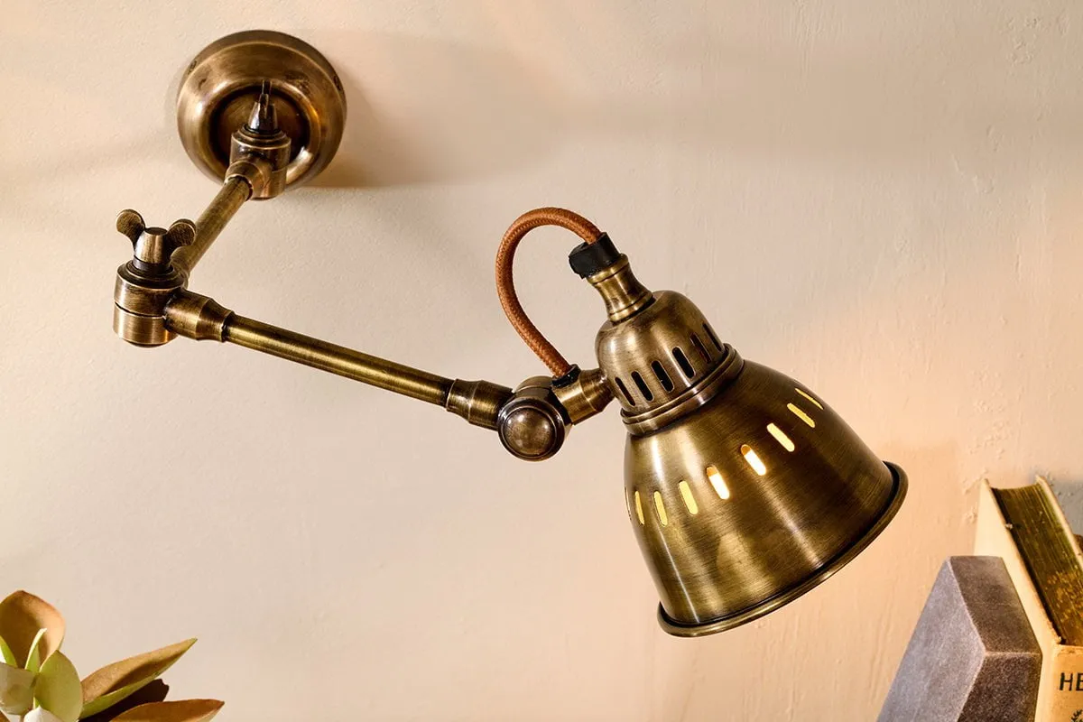 Tubu Extendable Wall Light - Gold, Brass image