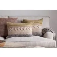 Tuleeka Square Cushion Cover - Ochre, Wool