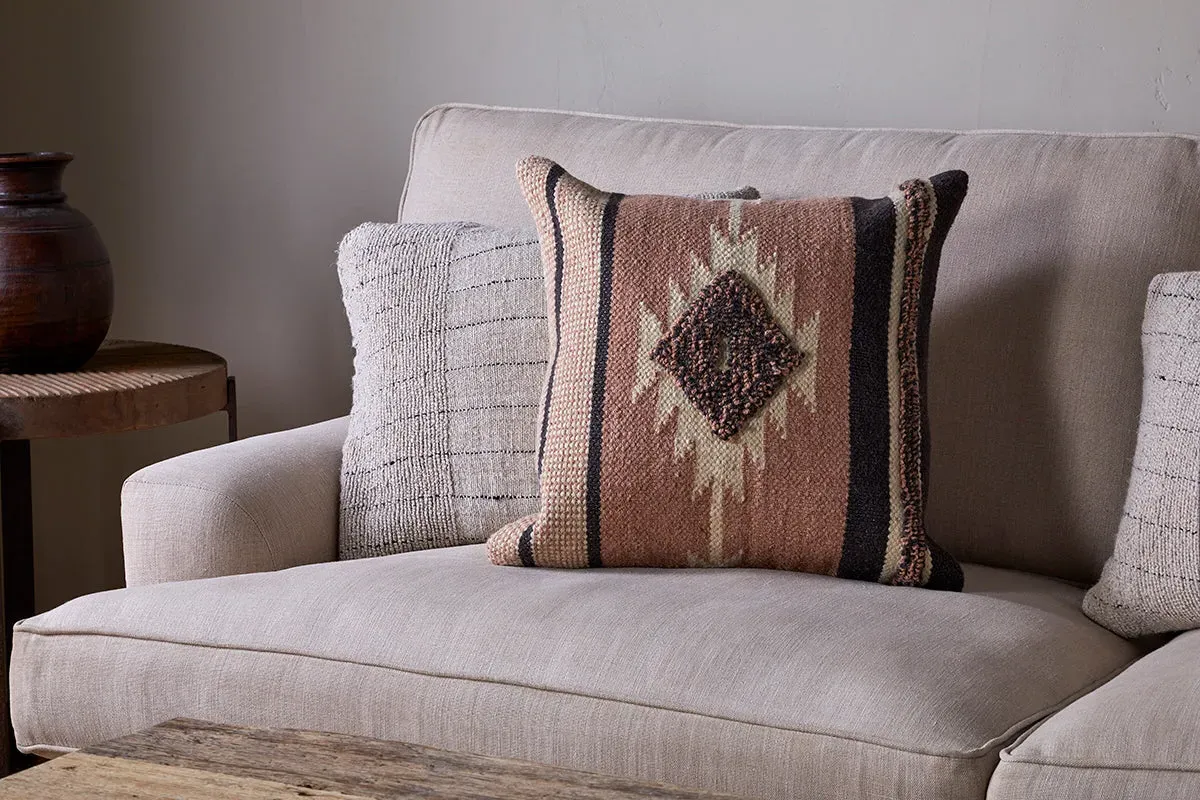 Tussi Mara Cushion Cover - Dusty Pink