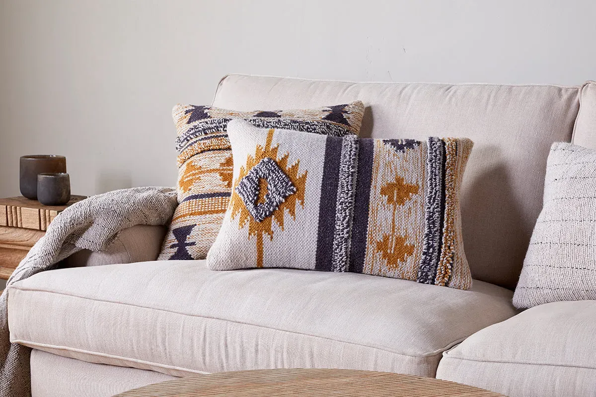 Tussi Sia Cushion Cover - Mustard